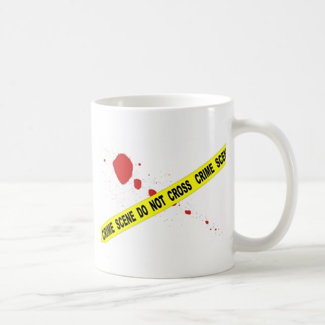 Crime Scene Do Not Cross Coffee Mug (Right)