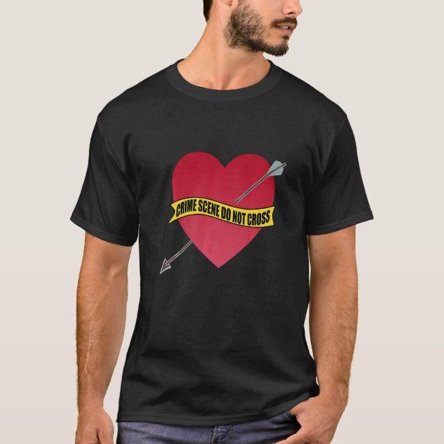 Crime Scene Do Not Cross Failed Marriage Divorce B T-Shirt (Front)