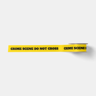 Crime Scene Do Not Cross Satin Ribbon