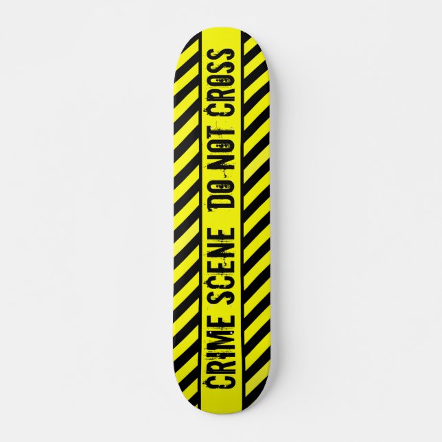 crime scene - do not cross skateboard (Front)