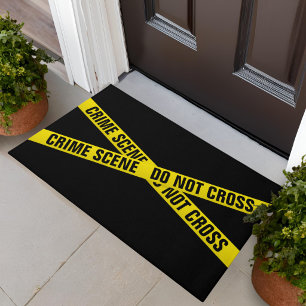Crime scene doormat
