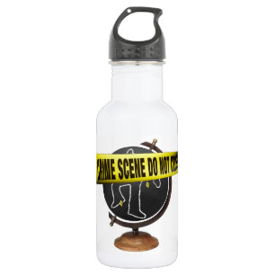 "Crime Scene" Eco-Art Water Bottle