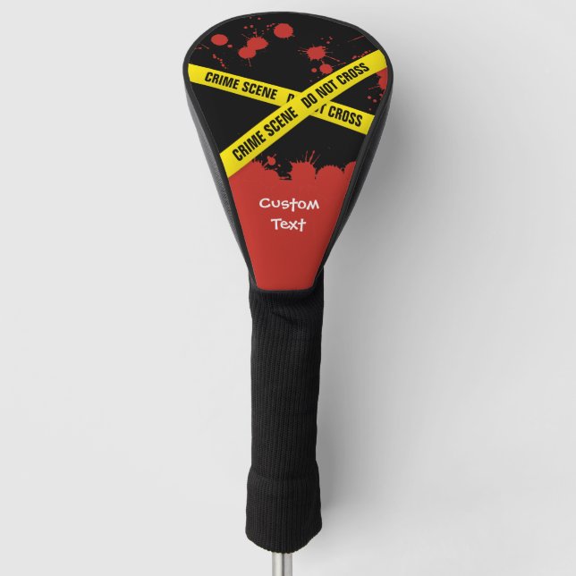Crime Scene Golf Head Cover (Front)