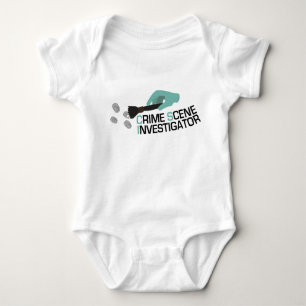 Crime Scene Investigator Baby Bodysuit