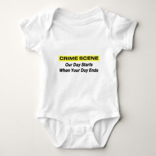 Crime Scene Investigator Baby Bodysuit