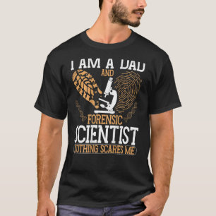 Crime Scene Investigator Backprint For Forensic Sc T-Shirt