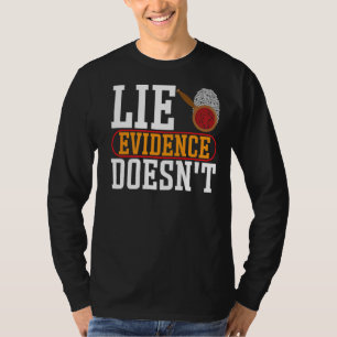 Crime Scene Investigator Backprint For Forensic Sc T-Shirt