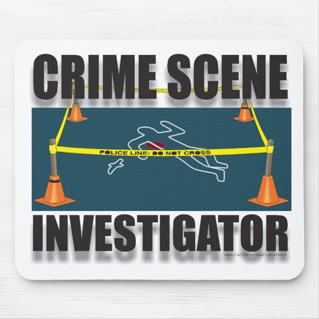 CRIME SCENE INVESTIGATOR MOUSE MAT (Front)