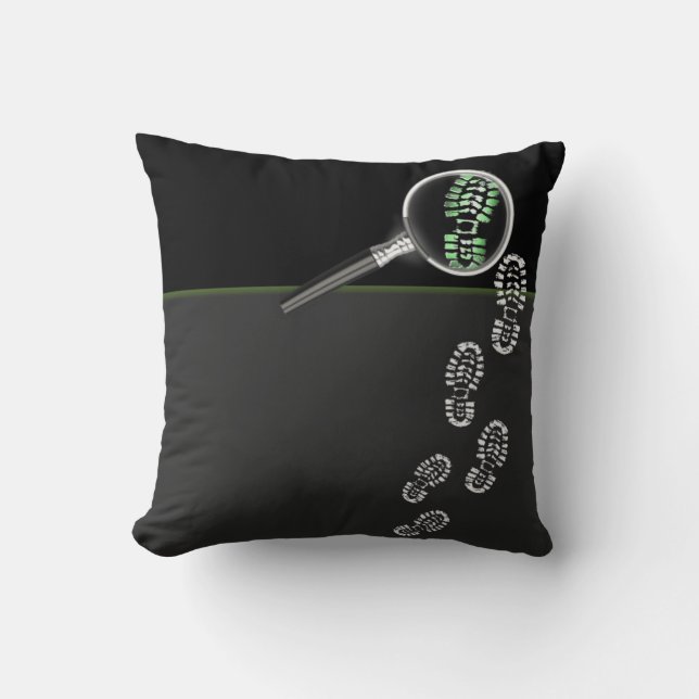 Crime Scene Investigator Pillow (Front)