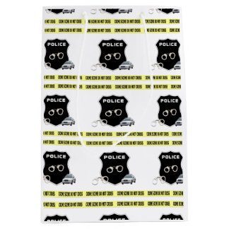 Crime Scene Law Enforcement   Medium Gift Bag