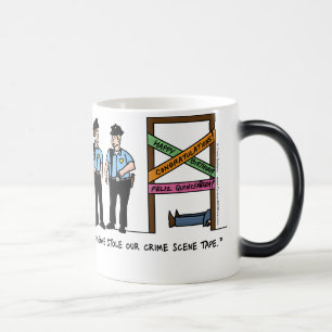 Crime Scene Morphing Mug