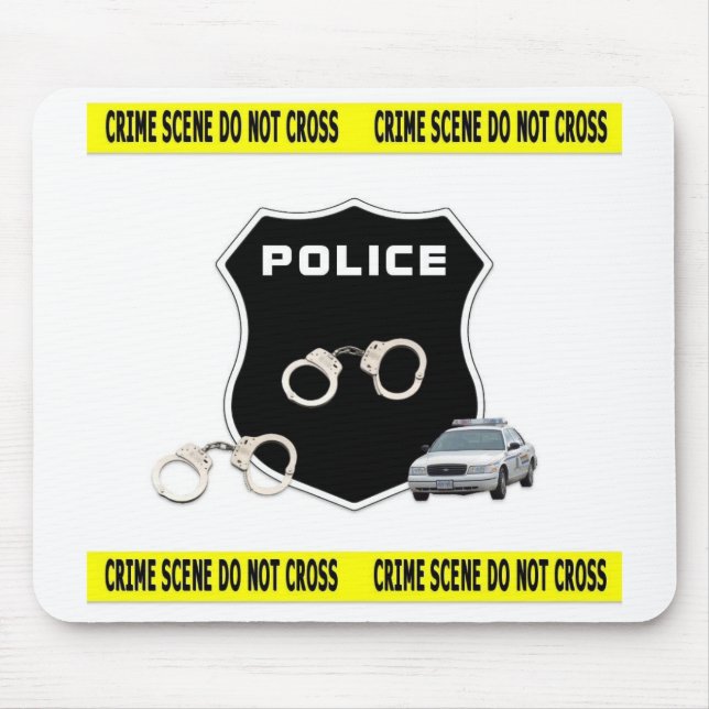 Crime Scene Mouse Mat (Front)