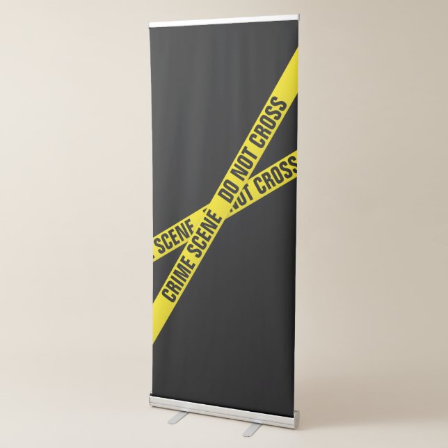 Crime scene retractable banner (3/4)