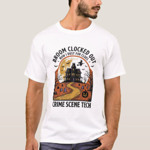 Crime Scene Technician Shirt Funny Halloween Haunt