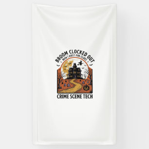 Crime Scene Technician Shirt Funny Halloween Haunt Banner