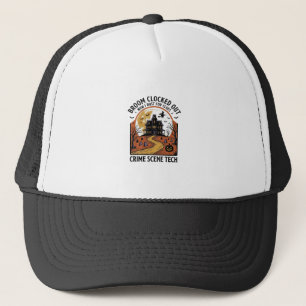 Crime Scene Technician Shirt Funny Halloween Haunt Trucker Hat