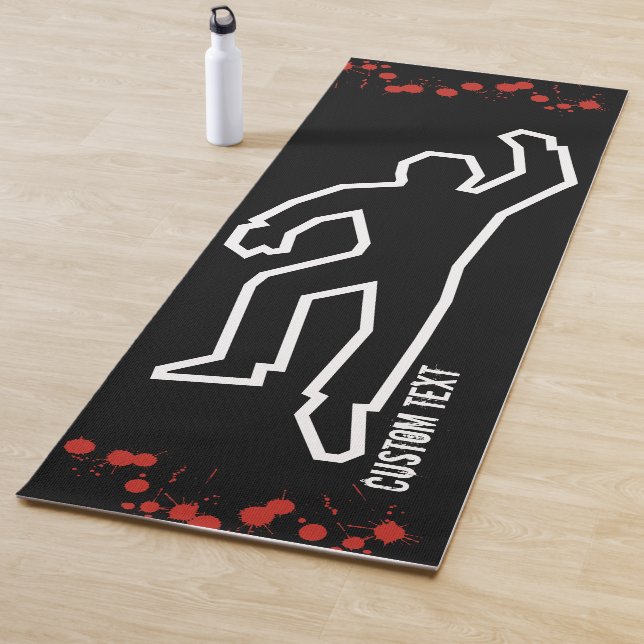 Crime Scene Yoga Mat (In Situ)