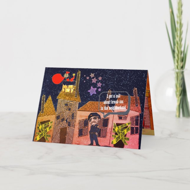 Crime solvers holiday card (Front)