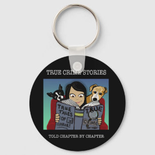 Crime Stories Keychain