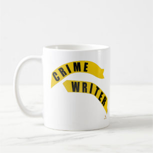 Crime Writer Genre Author Humour Art Design Coffee Mug