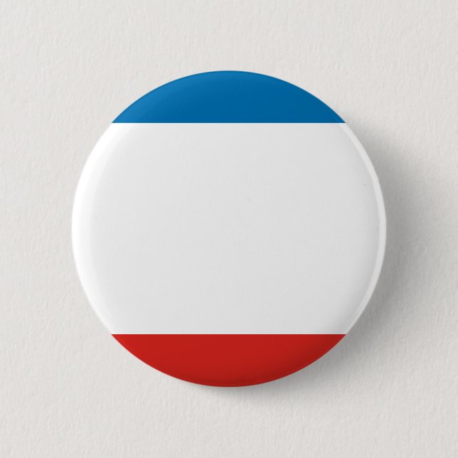 Crimea Flag 6 Cm Round Badge (Front)