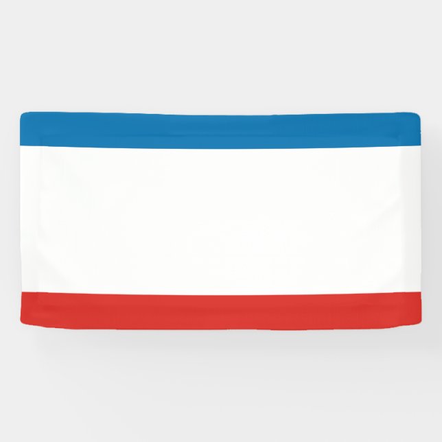Crimea Flag Banner (Horizontal)