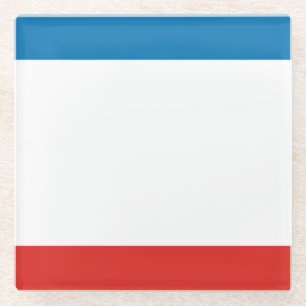 Crimea Flag Glass Coaster