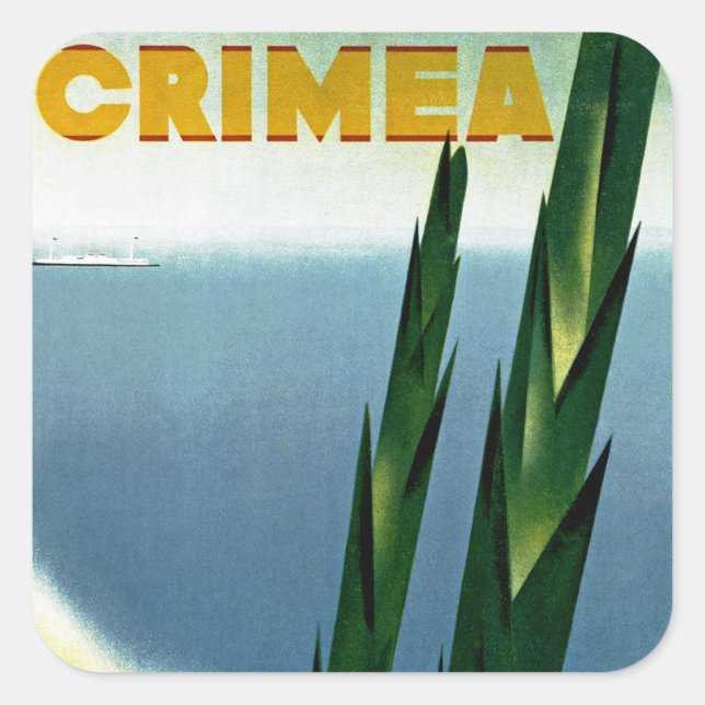 Crimea Square Sticker (Front)