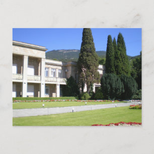 Crimean botanical garden postcard