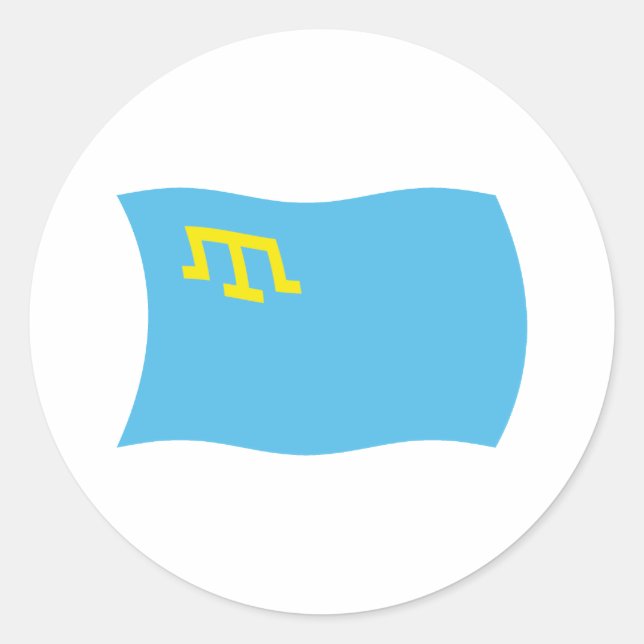 Crimean Tatars Flag Sticker (Front)