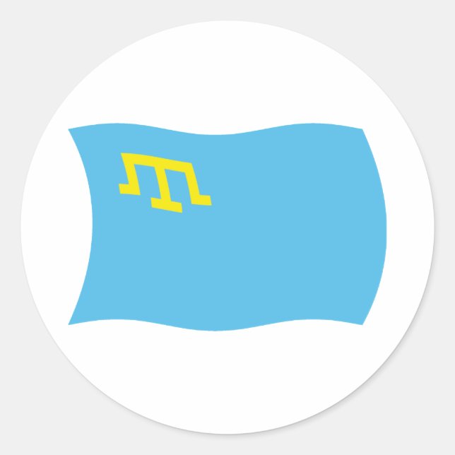 Crimean Tatars Flag Sticker (Front)