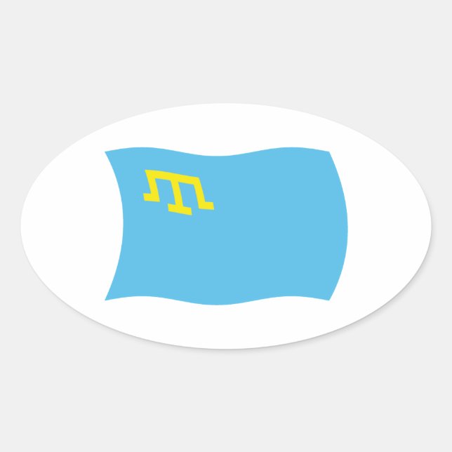 Crimean Tatars Flag Sticker (Front)