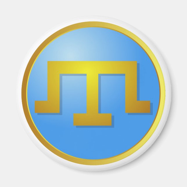 Crimean Tatars' Tamga Magnet (Front)