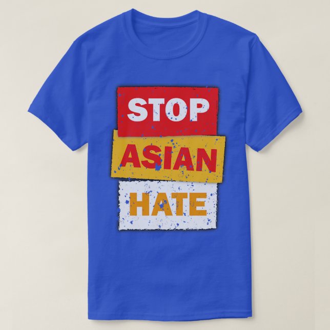 Crimes asian community supporter Stop Asian Hate 1 T-Shirt (Design Front)