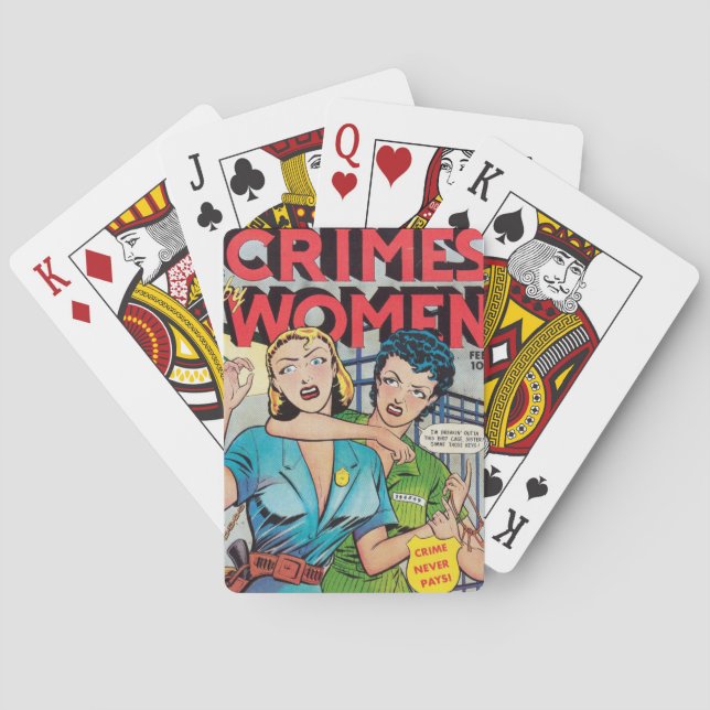 "Crimes by Women" Playing Cards (Back)