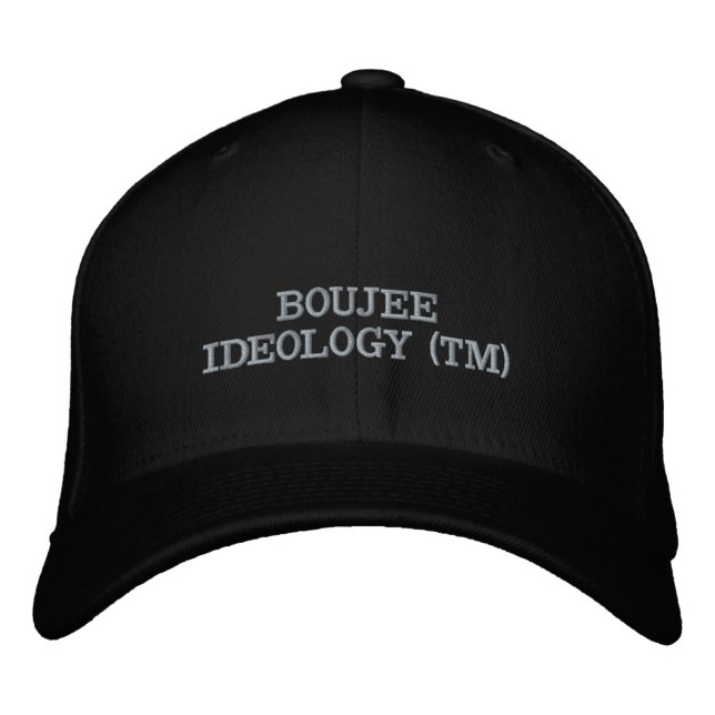 CRIMINAL BOUJEE IDEOLOGY (TM)-HATS EMBROIDERED HAT (Front)