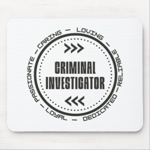 Criminal Investigator Mouse Mat