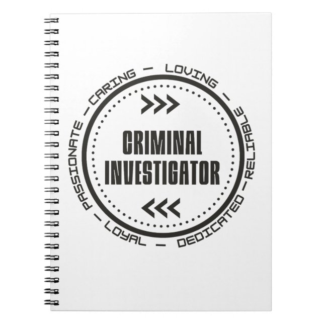 Criminal Investigator Notebook (Front)