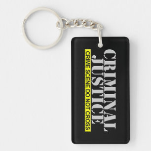 Criminal Justice (Customisable) Key Ring