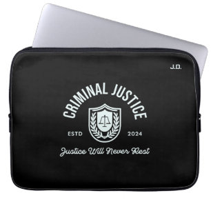 Criminal Justice Graduation 2024 "Customisable" Laptop Sleeve