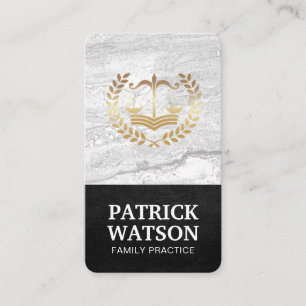 Criminal Justice Logo   Lawyer Business Card