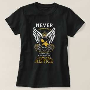 Criminal justice major women gifts T-Shirt