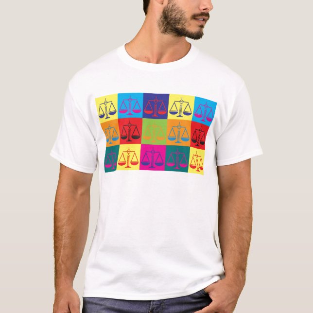 Criminal Justice Pop Art T-Shirt (Front)