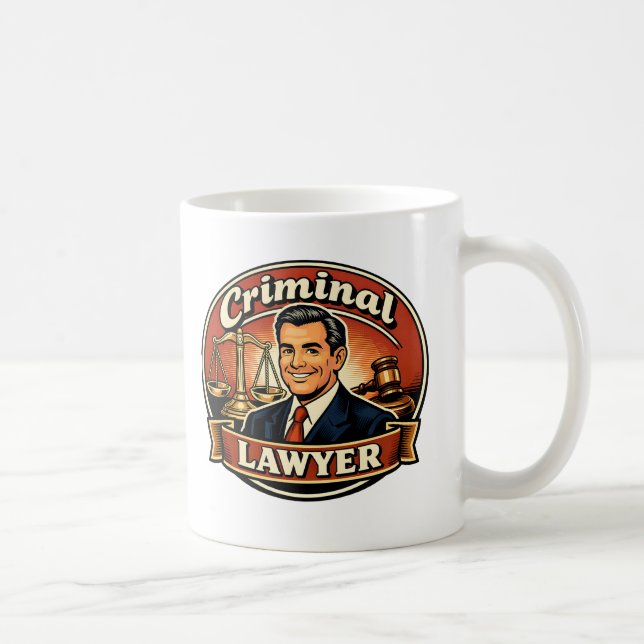 Criminal Lawyer Coffee Mug (Right)