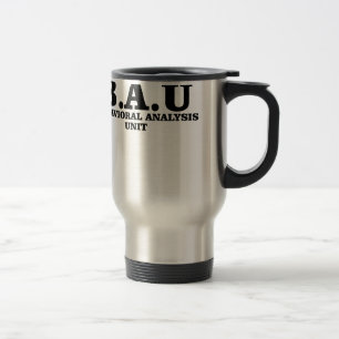 Criminal Minds BAU Behavioural Analysis Unit Travel Mug