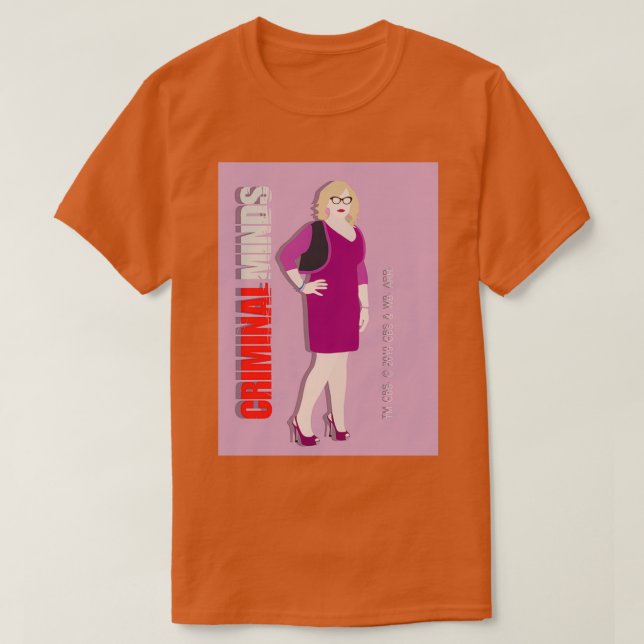 Criminal Minds Garcia T-Shirt (Design Front)
