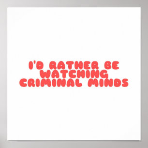 Criminal minds  poster