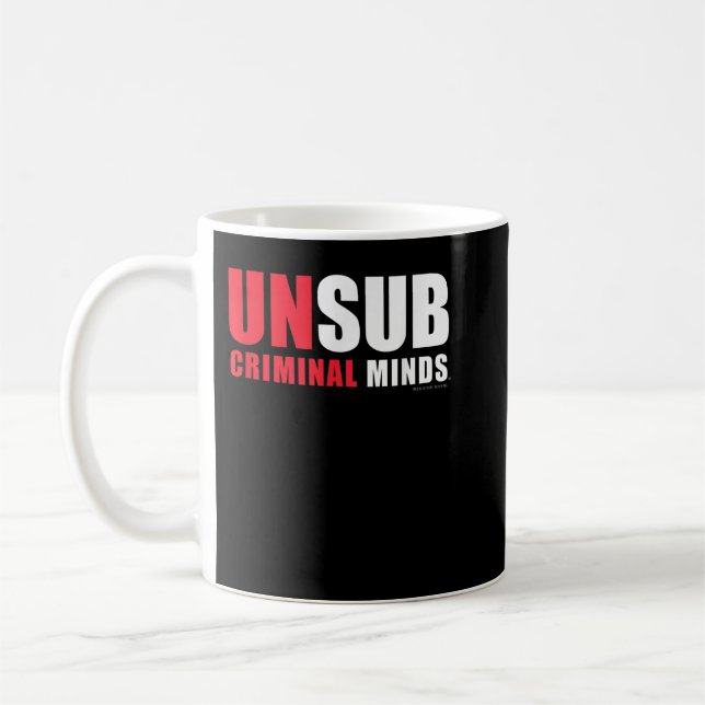 Criminal Minds Unsub  Coffee Mug (Left)