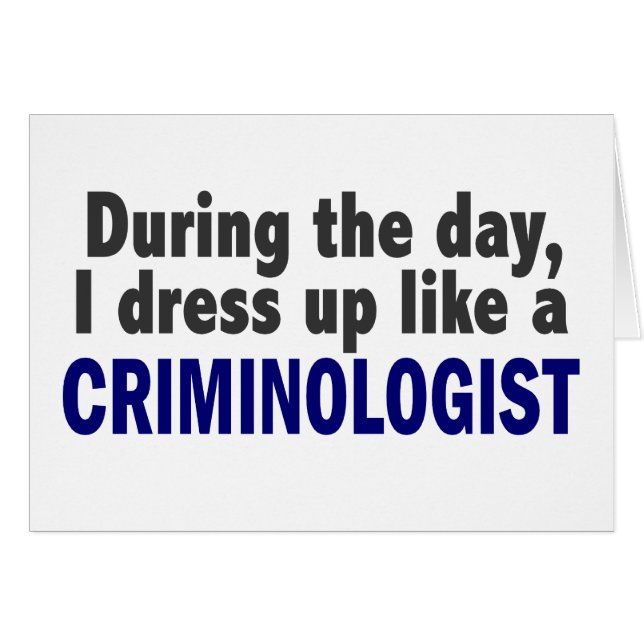 Criminologist During The Day (Front Horizontal)