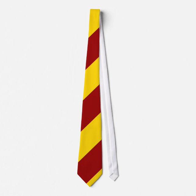 Crimson and Gold Tie (Front)
